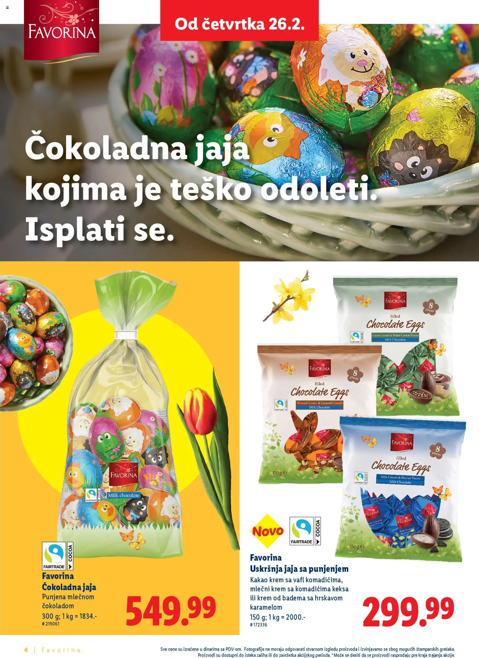 Lidl katalog - važi od 26.02.2026 | Strana: 4 | Proizvode: Jaja