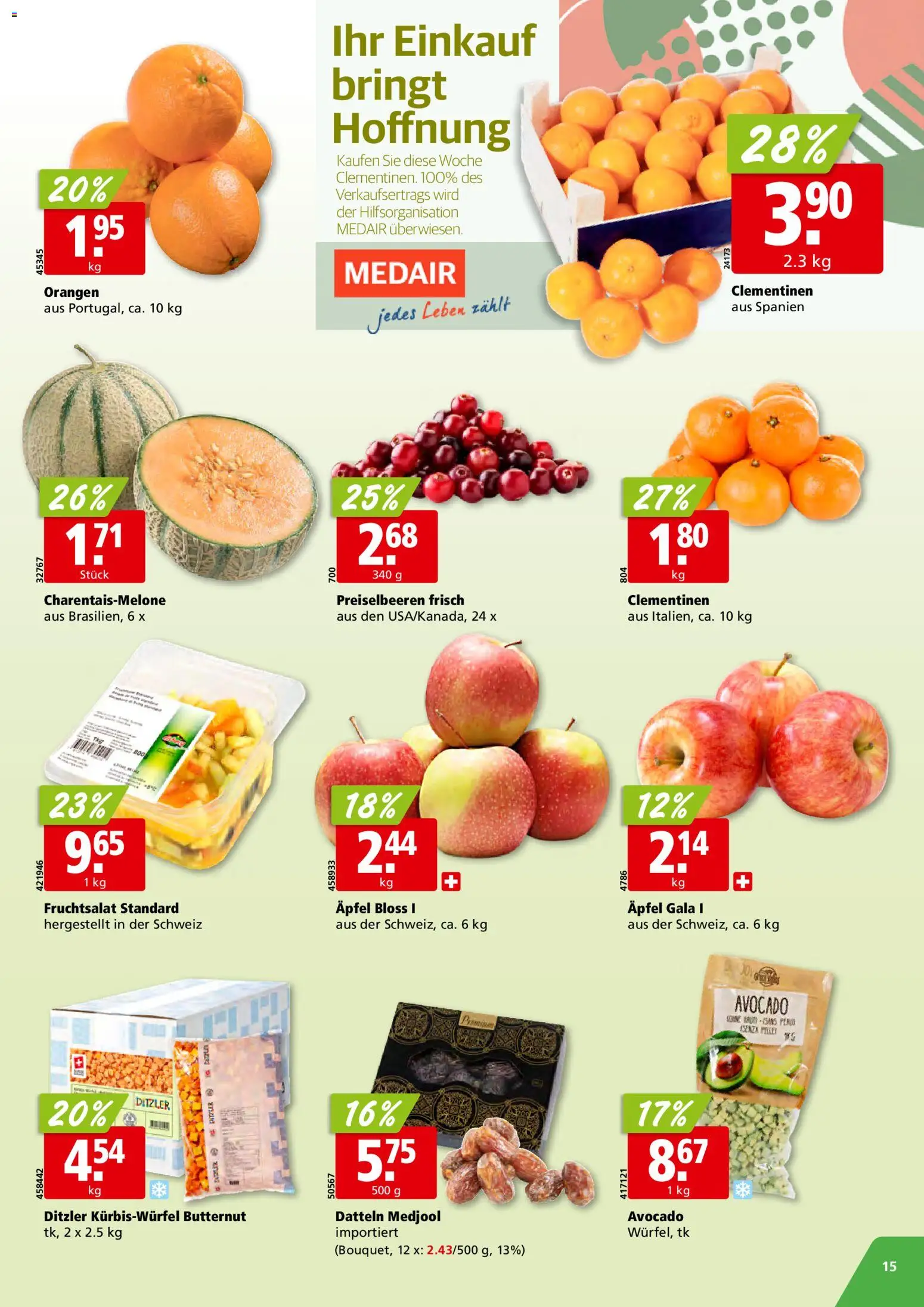 Aligro Aktionen – gültig ab 24.11.2025 | Seite: 15 | Produkte: Äpfel, Avocado, Orangen