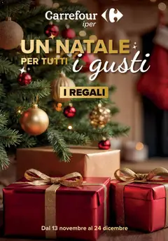 Anteprima del volantino Carrefour Iper - Natale regalo catalogo - Roma valido a partire dal 13.11.2025