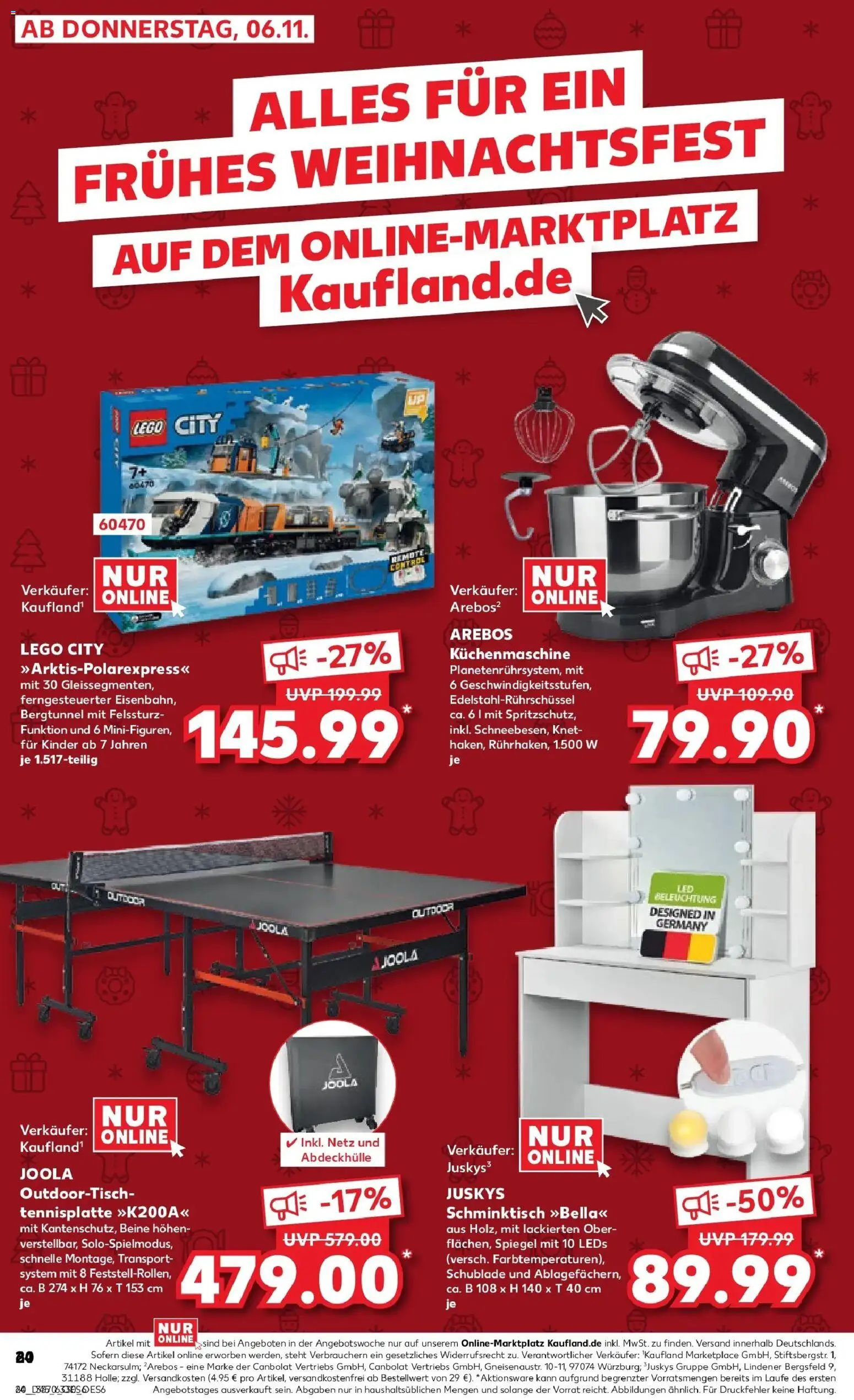 Kaufland prospekt Osterode Am Harz	 – gültig ab 06.11.2025 | Seite: 60 | Produkte: Schminktisch, Spiegel, Dressing