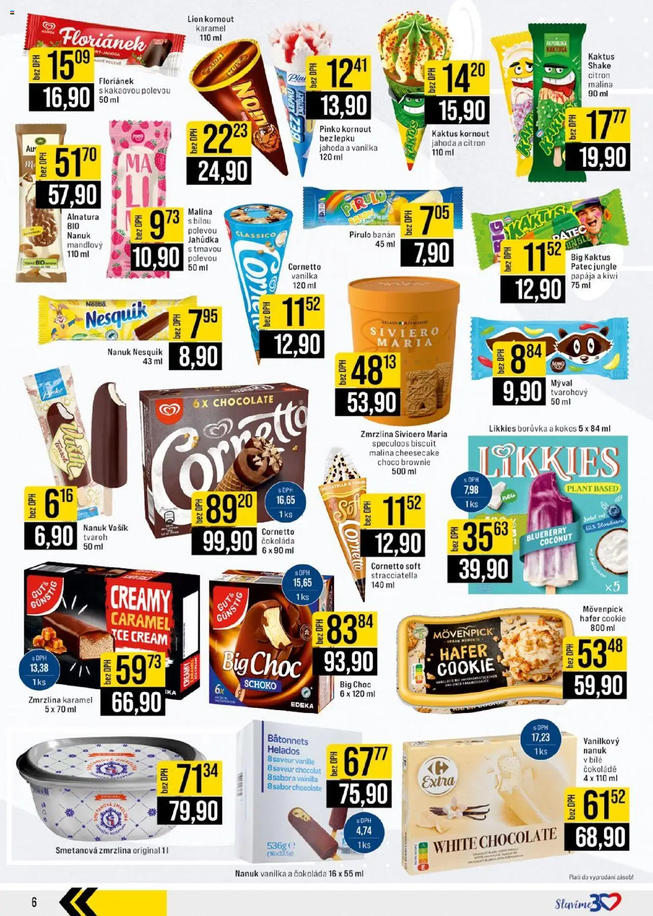 Jip leták - Cash & Carry od 06.08.2025 | Strana: 6 | Produkty: Kiwi, Tvaroh, Nesquik, Citron
