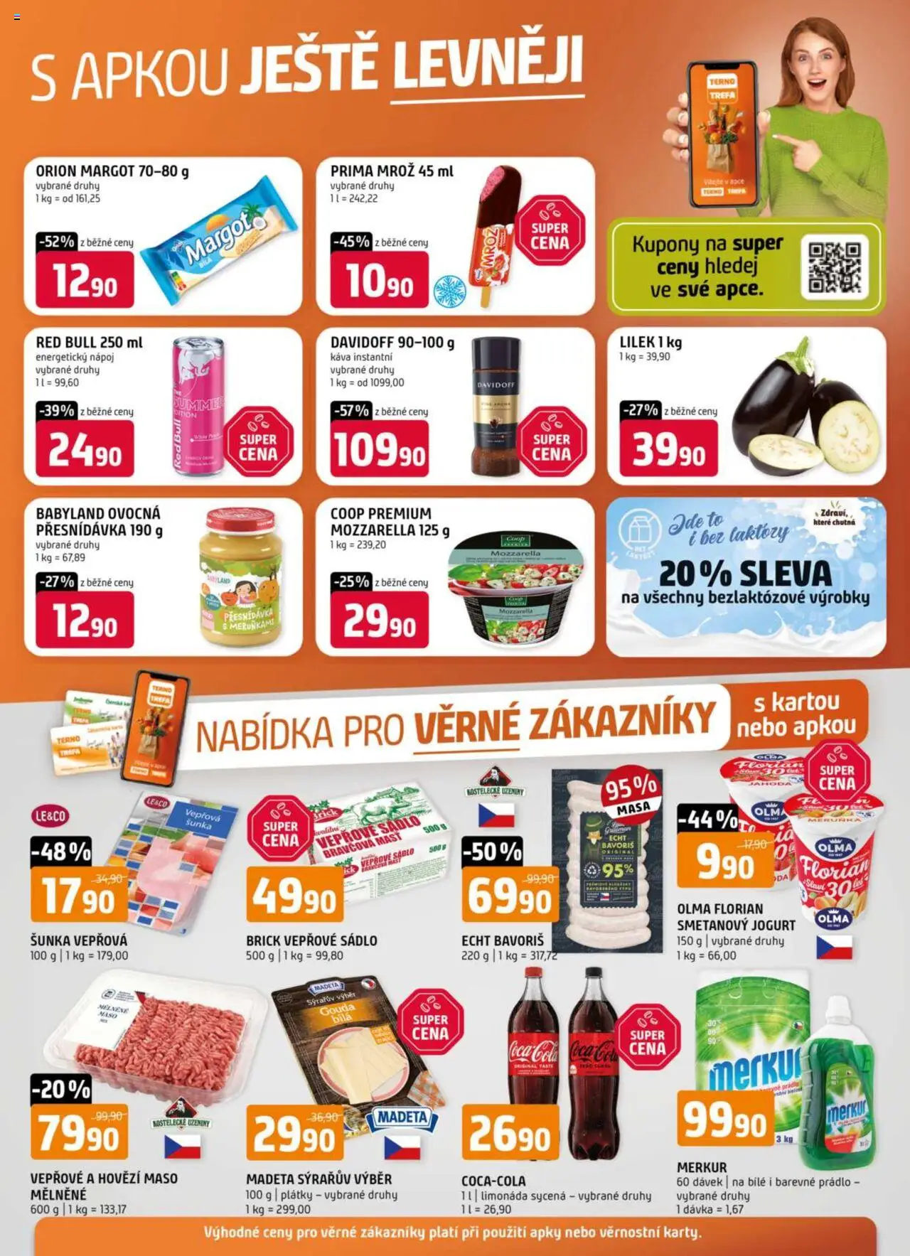 Terno leták od 11.06.2025 | Strana: 20 | Produkty: Smetanový jogurt, Káva, Hovězí maso, Maso