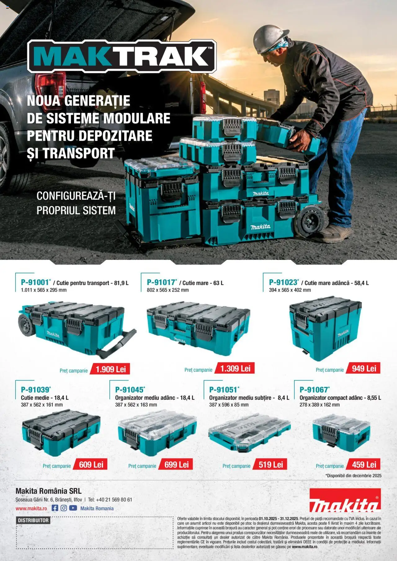 Noul catalog Makita – valabil de la 01.10.2025 | Pagină: 28 | Produse: Cutie