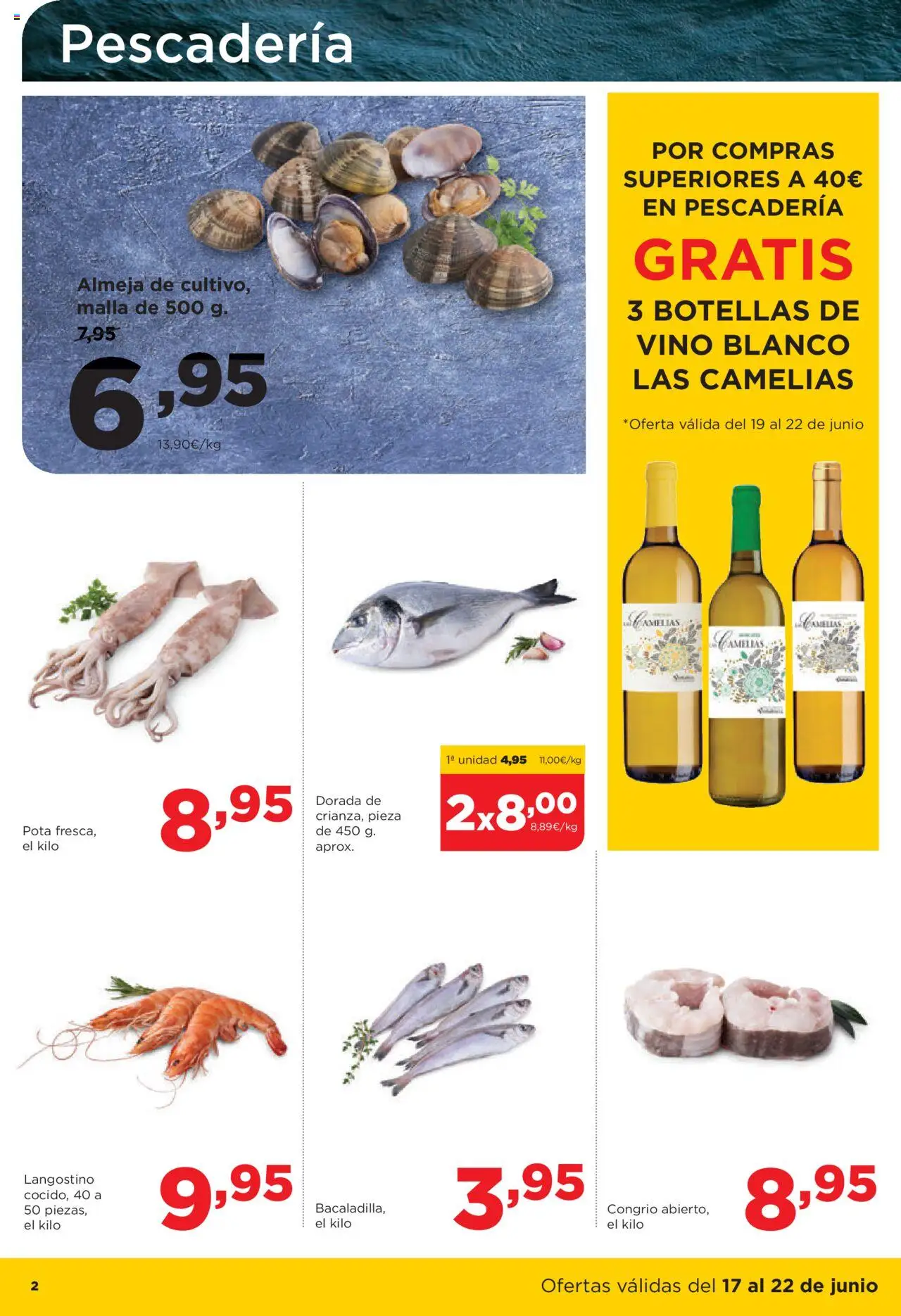 Alimerka folleto Asturias │ válido desde el 16.06.2025 | Página: 2 | Productos: Vino, Langostino