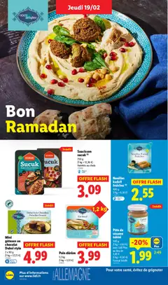 LIDL - Prévisualisation de Pain dürüm, 1,2 kg valide à partir de 19.02.2026 | Page: 22