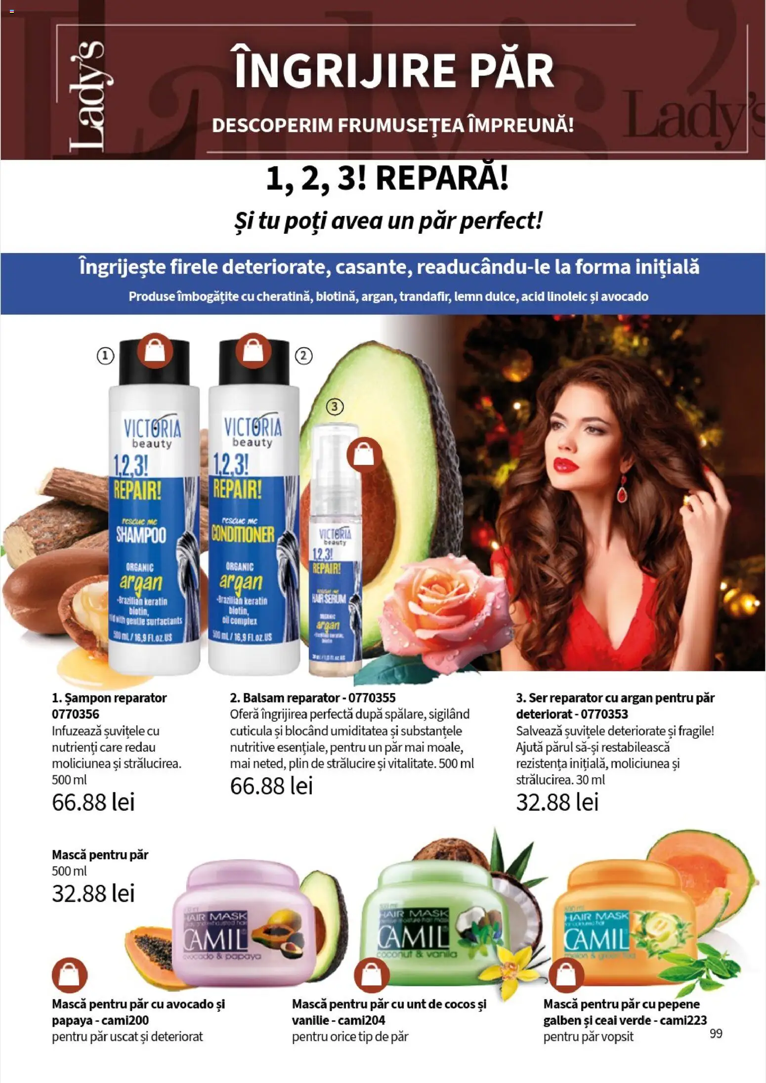 Noul catalog Lady’s – valabil de la 10.11.2025 | Pagină: 101 | Produse: Șampon, Unt, Ceai, Boncuklu Oyuncakları