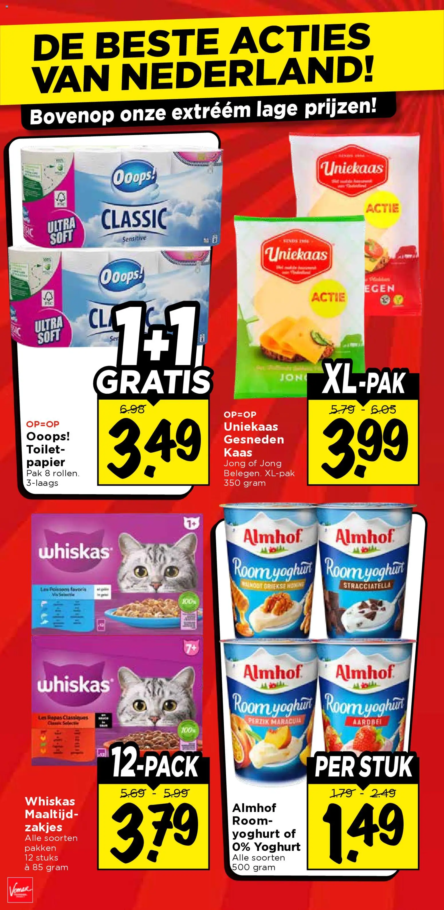 {H1} | Pagina: 9 | Producten: Kaas, Yoghurt, Room, Papier