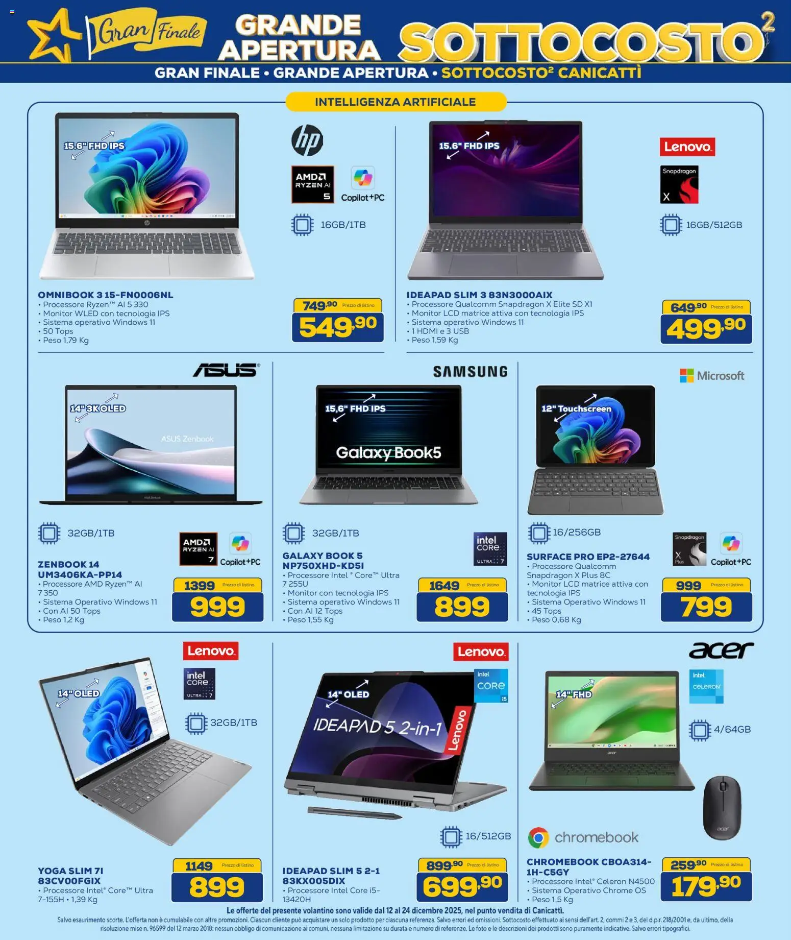 Volantino Euronics del 12.12.2025 | Pagina: 8 | Prodotti: Monitor, USB, Samsung