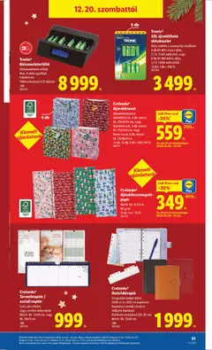 Lidl Akciós újság - amely érvényes a következő dátumtól: 18.12.2025 | Oldal: 51