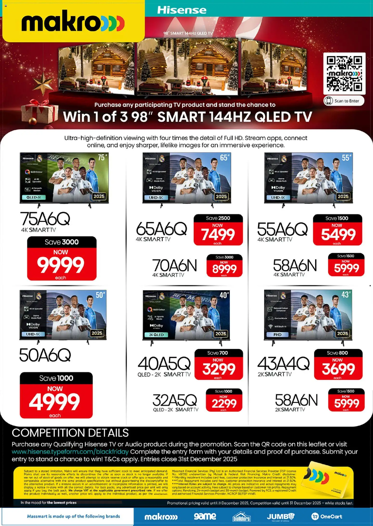 New Makro catalogue – valid from 17.12.2025 | Page: 5 | Products: Audio, TV, Stock