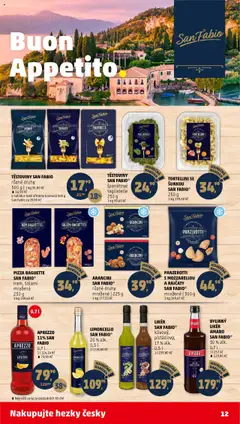 Penny Market leták - Čtvrtečník od 12.06.2025 | Strana: 12 | Produkty: Pizza, Těstoviny, Likér, Aperitivo