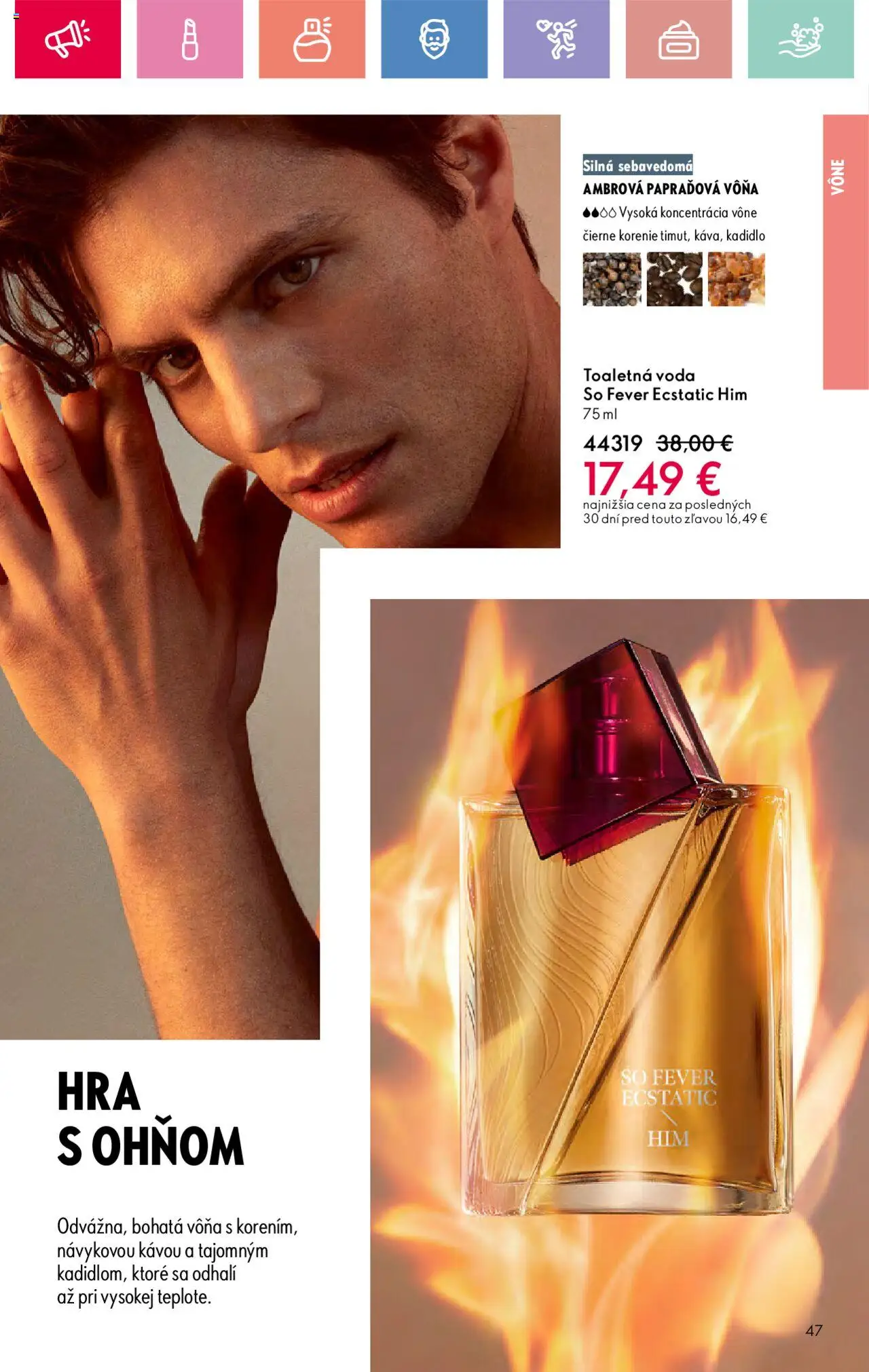 Katalóg Oriflame 12 2025 │ platný od 17.08.2025 | Strana: 47 | Produkty: Čierne korenie, Toaletná voda, Korenie, Voda