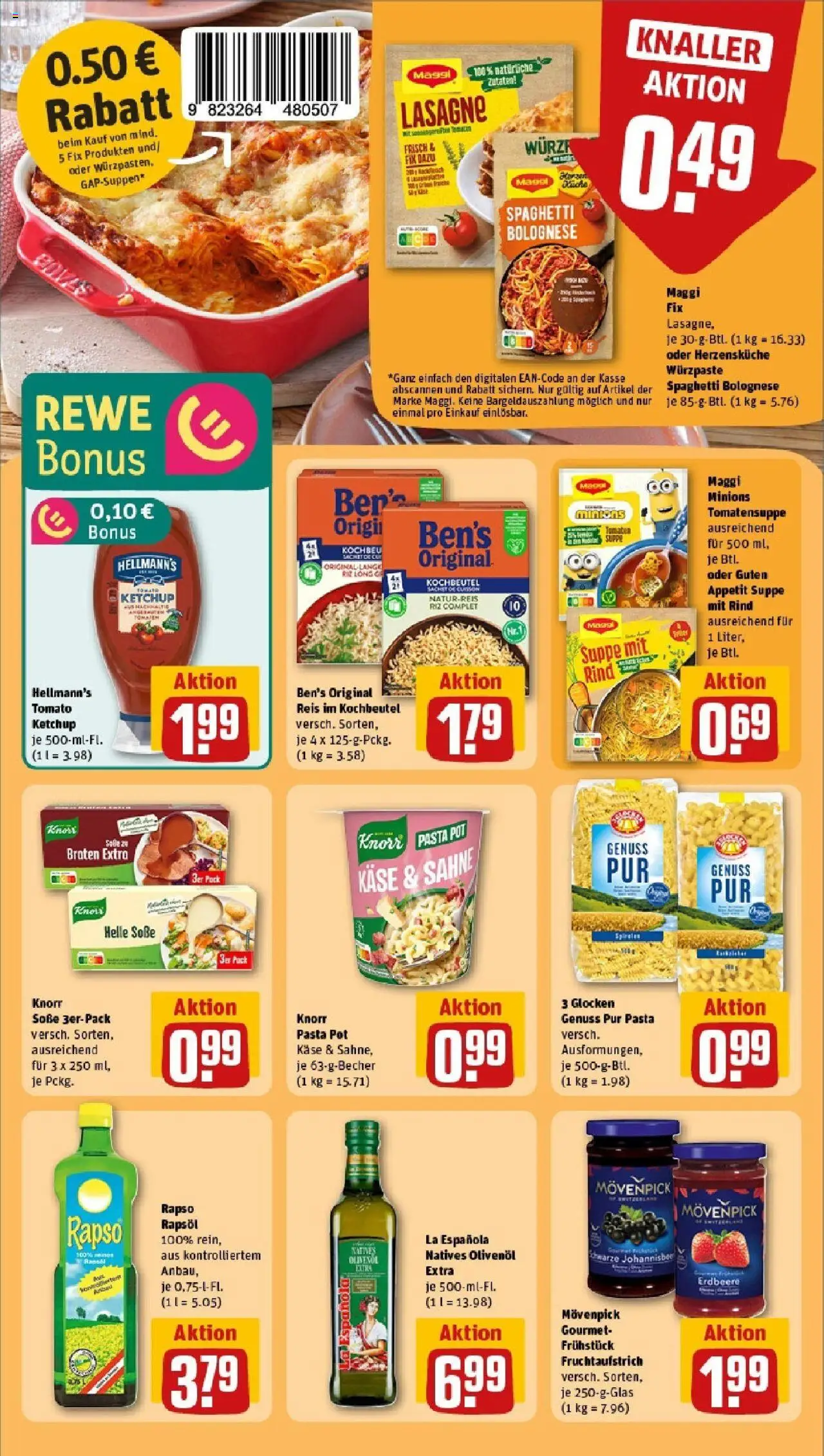 Rewe - Rewe: Wochenangebote - gültig ab dem 18.05.2025 | Seite: 24 | Produkte: Tomaten, Soße, Pasta, Sahne