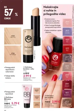 Novi Oriflame katalog ponudbe – veljaven od 14.09.2025 | Stran: 64 | Izdelki: Bb krema, Lak za nohte, Krema, Lak