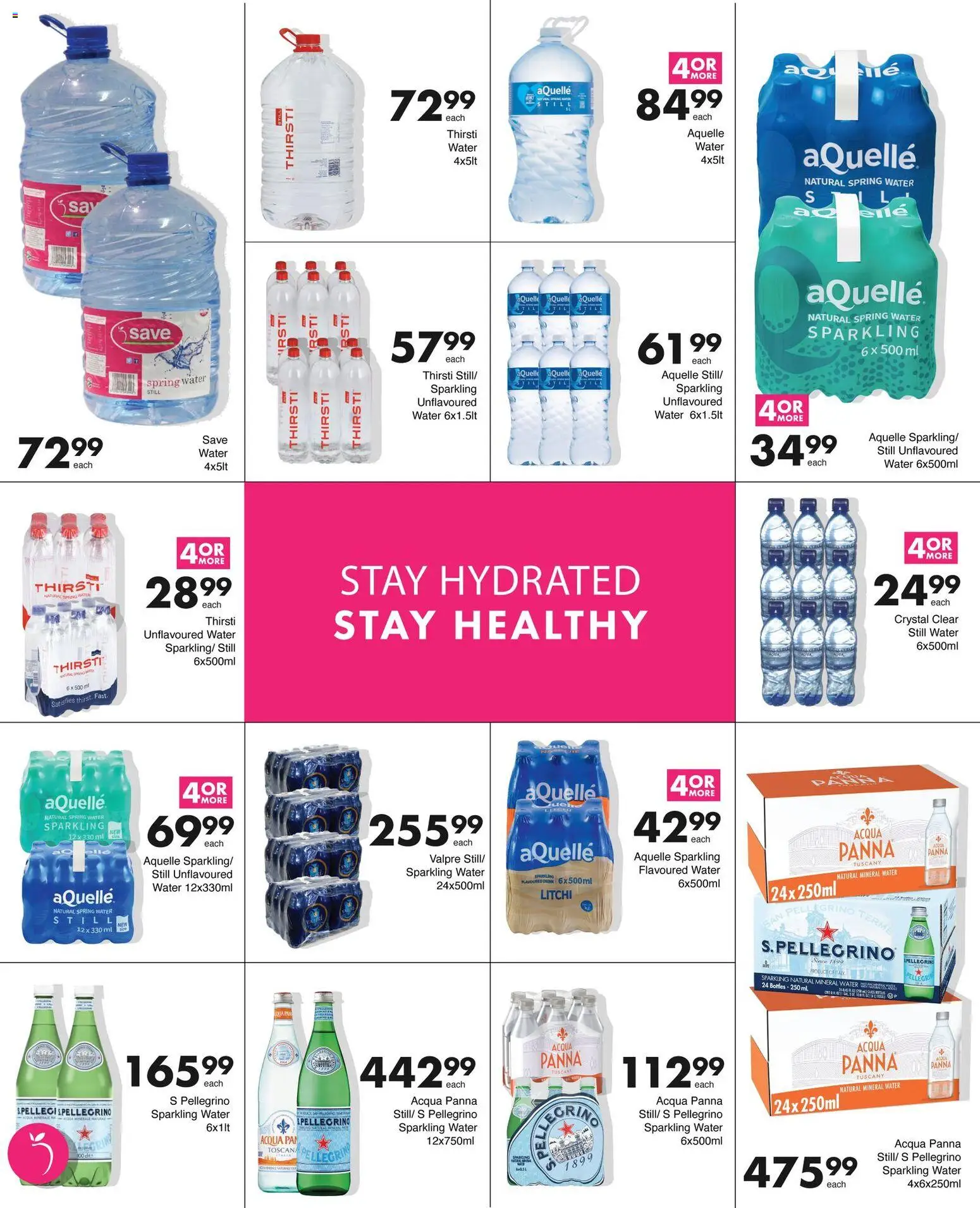 New Save catalogue – valid from 29.12.2025 | Page: 18 | Products: Water, Peach