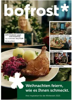 Bofrost Weihnachten 2025 ab 23.10.2025 gültig
