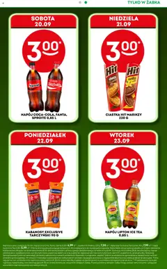 Żabka Gazetka od 10.09.2025 | Strona: 5 | Produkty: Jogurt pitny, Napoje, Baton, Jogurt
