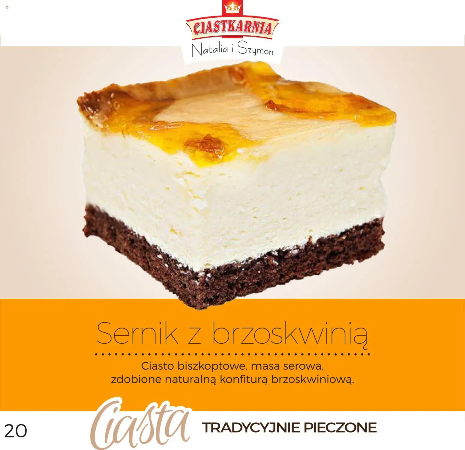 Topaz Gazetka - Ciasta  od 01.12.2025 | Strona: 20 | Produkty: Ciasto, Brzoskwinie