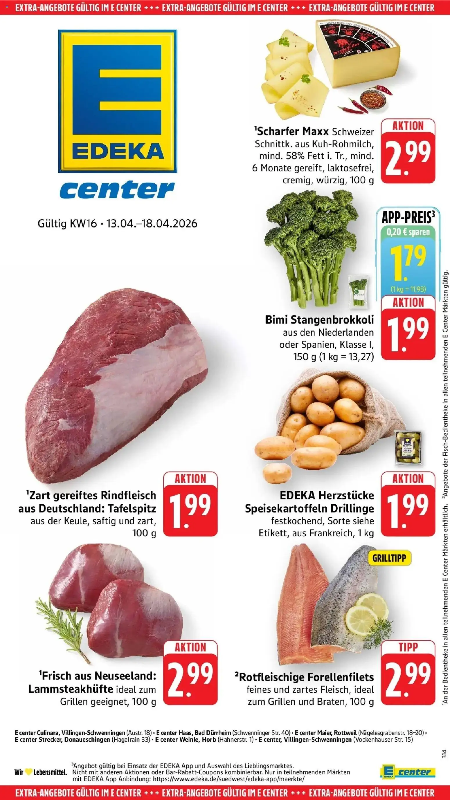 E center Prospekt Bad Dürrheim	 – gültig ab 12.04.2026 | Seite: 49 | Produkte: Tafelspitz, Bad, Rindfleisch