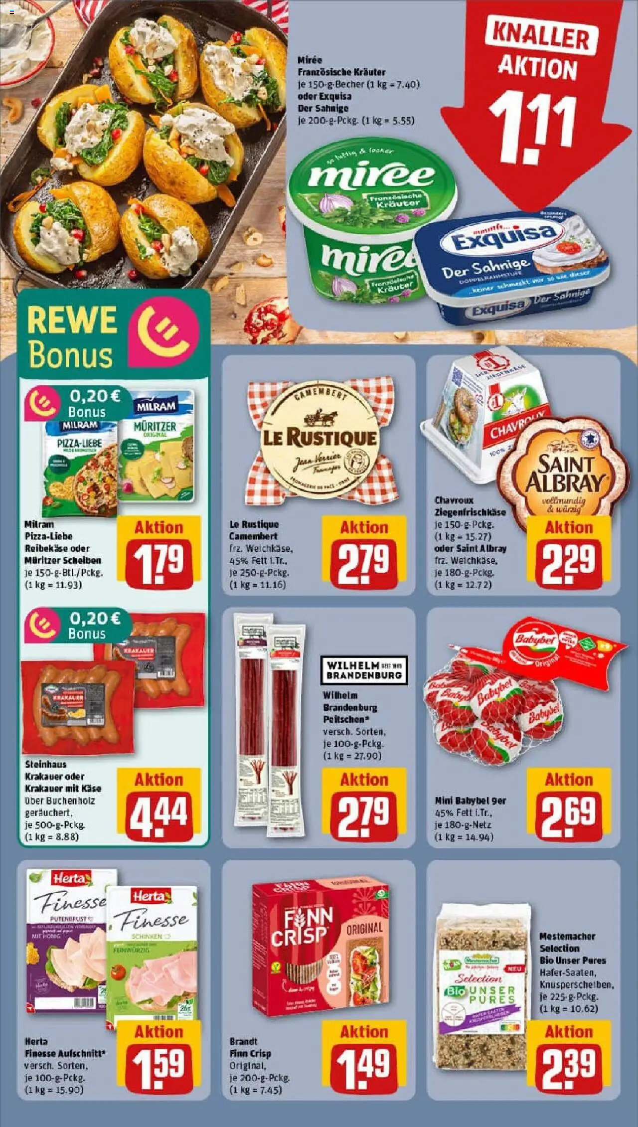 Rewe prospekt Holzwickede	 - gültig ab dem 17.08.2025 | Seite: 10 | Produkte: Exquisa, Milram, Reibekase, Herta finesse