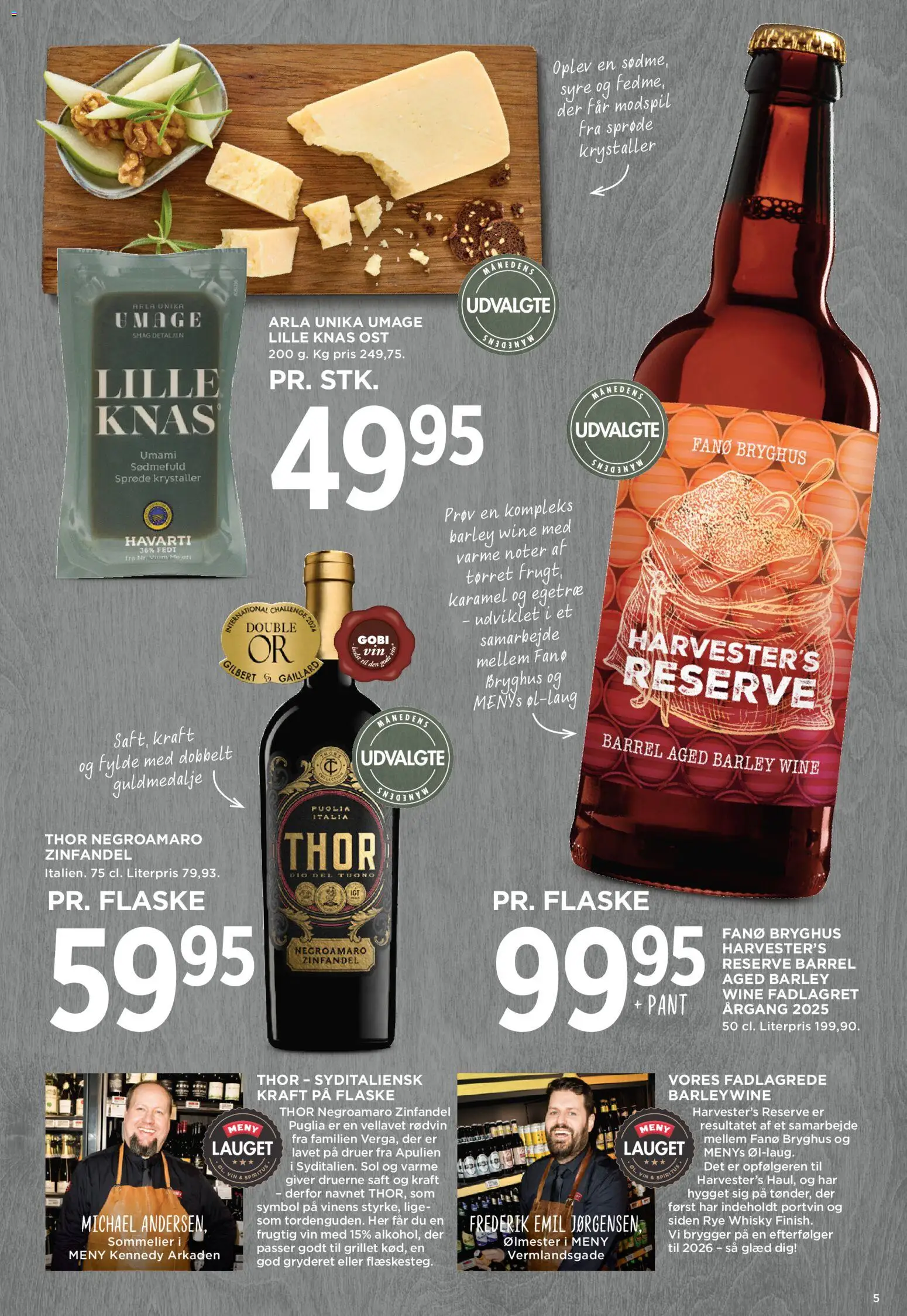 Meny tilbudsavis – gyldig fra 31.10.2025 | Side: 7 | Produkter: Ost, Vin, Whisky, Søm