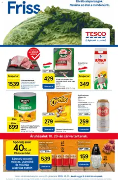 Tesco Hipermarket - Akciós újság  - amely érvényes a következő dátumtól: 21.10.2025
