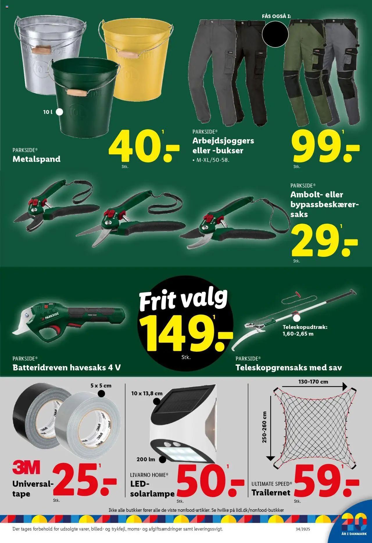 Lidl Tilbudsavis gyldig fra 17.08.2025 | Side: 21 | Produkter: Bukser