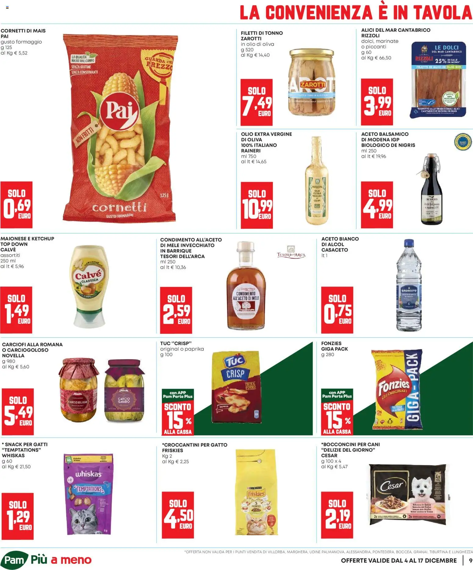 Volantino Panorama del 04.12.2025 | Pagina: 9 | Prodotti: Maionese, Formaggio, Tonno, Olio di Oliva