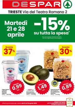 Anteprima del volantino Despar volantino Trieste valido a partire dal 21.04.2026