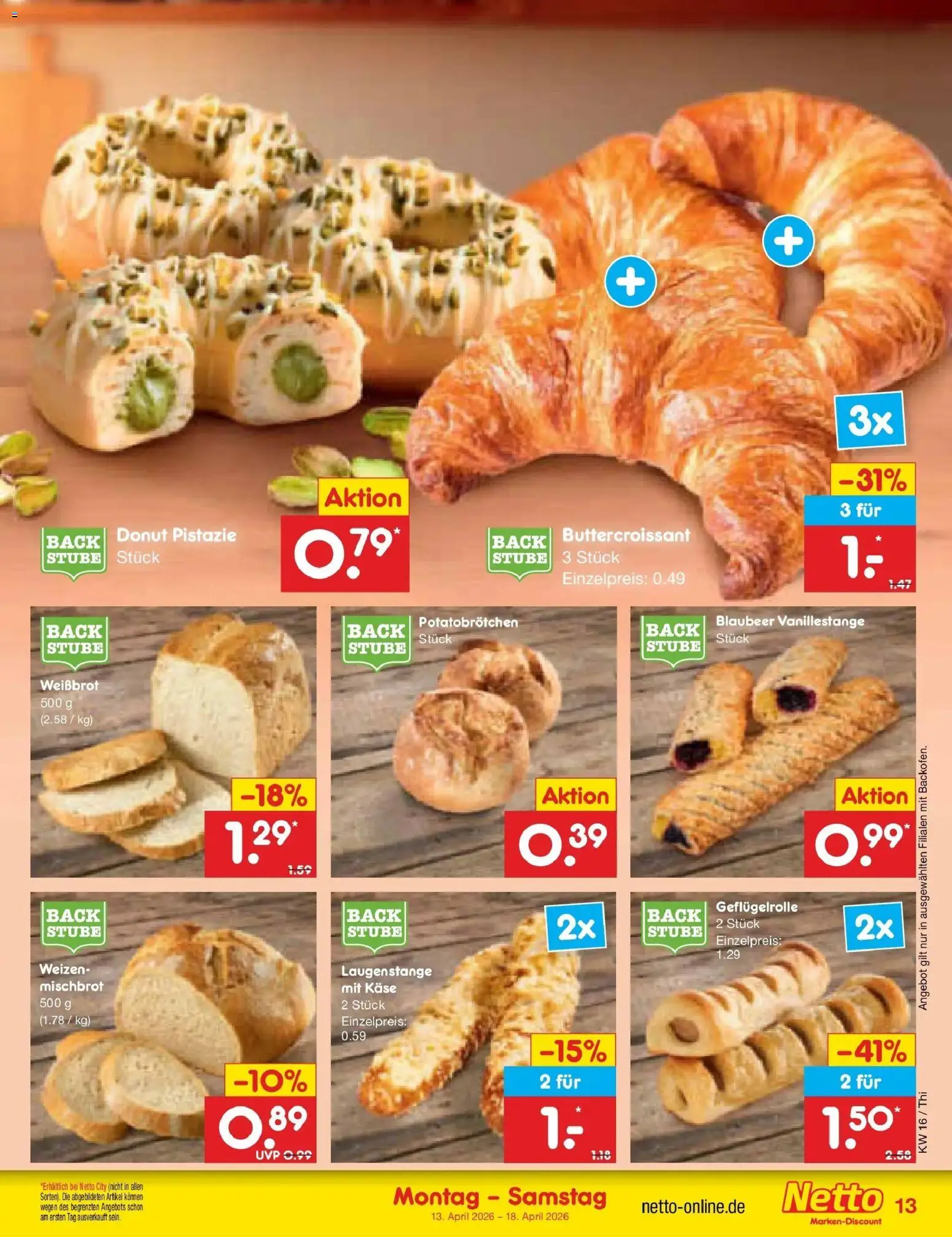 Netto Marken-Discount Prospekt Thiendorf	 – gültig ab 13.04.2026 | Seite: 15 | Produkte: Käse