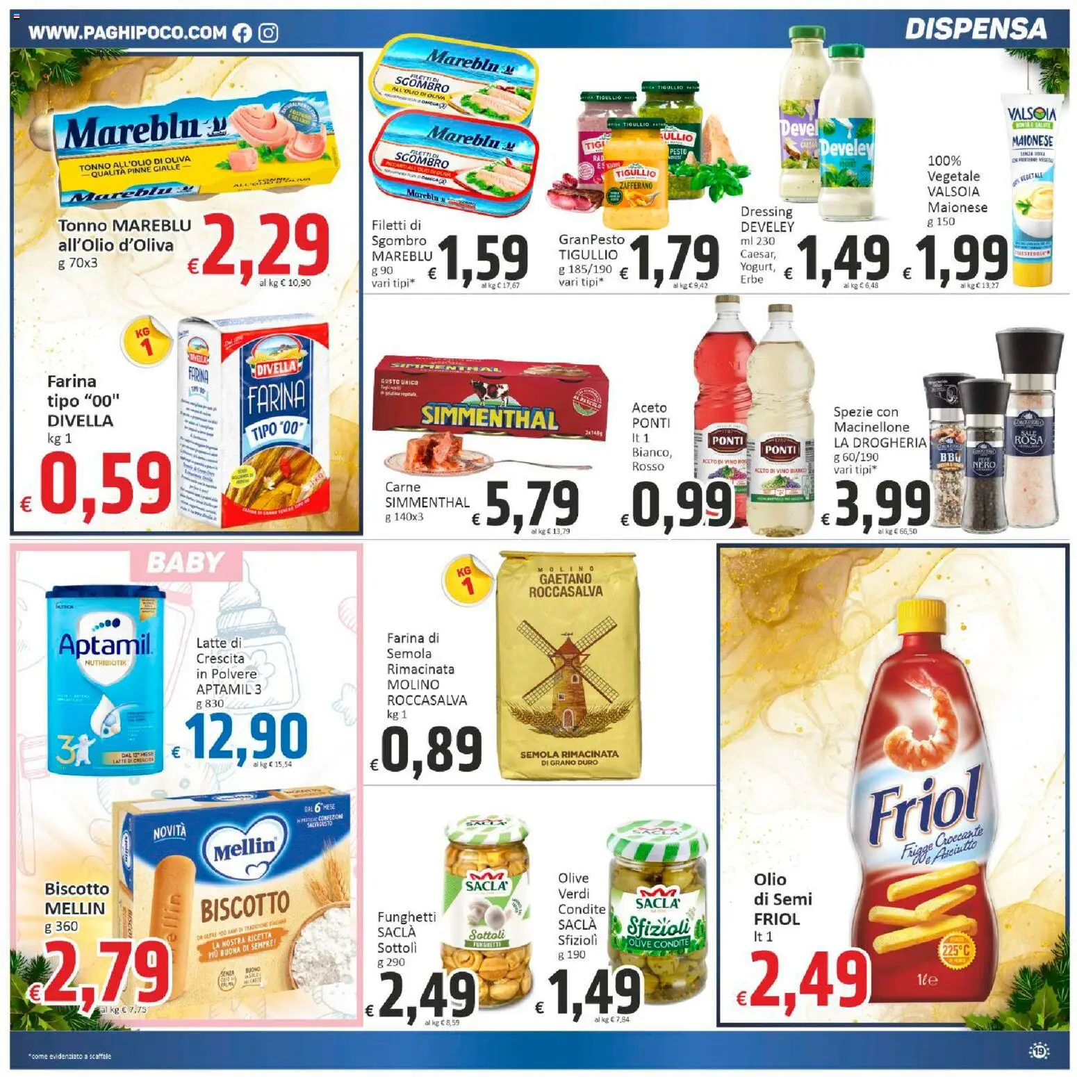 Volantino Paghi Poco del 01.12.2025 | Pagina: 19
