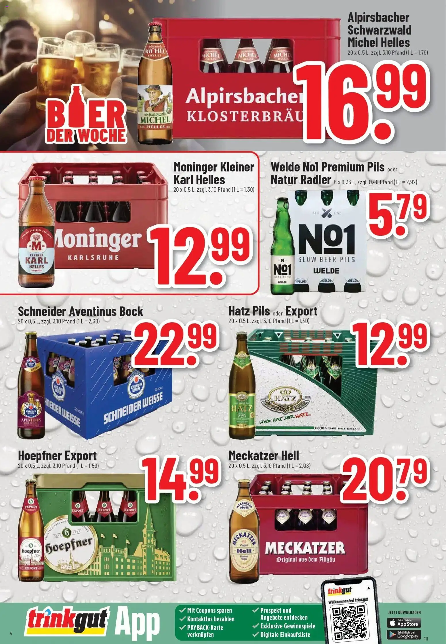 Trinkgut - trinkgut: Wochenangebote – gültig ab 05.01.2026 | Seite: 4 | Produkte: Pils, Radler