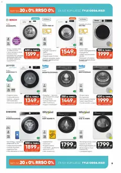 Pogląd oferty "Max elektro Gazetka" - ważna od 29.01.2026 | Strona: 9 | Produkty: Pralka, Suszarka