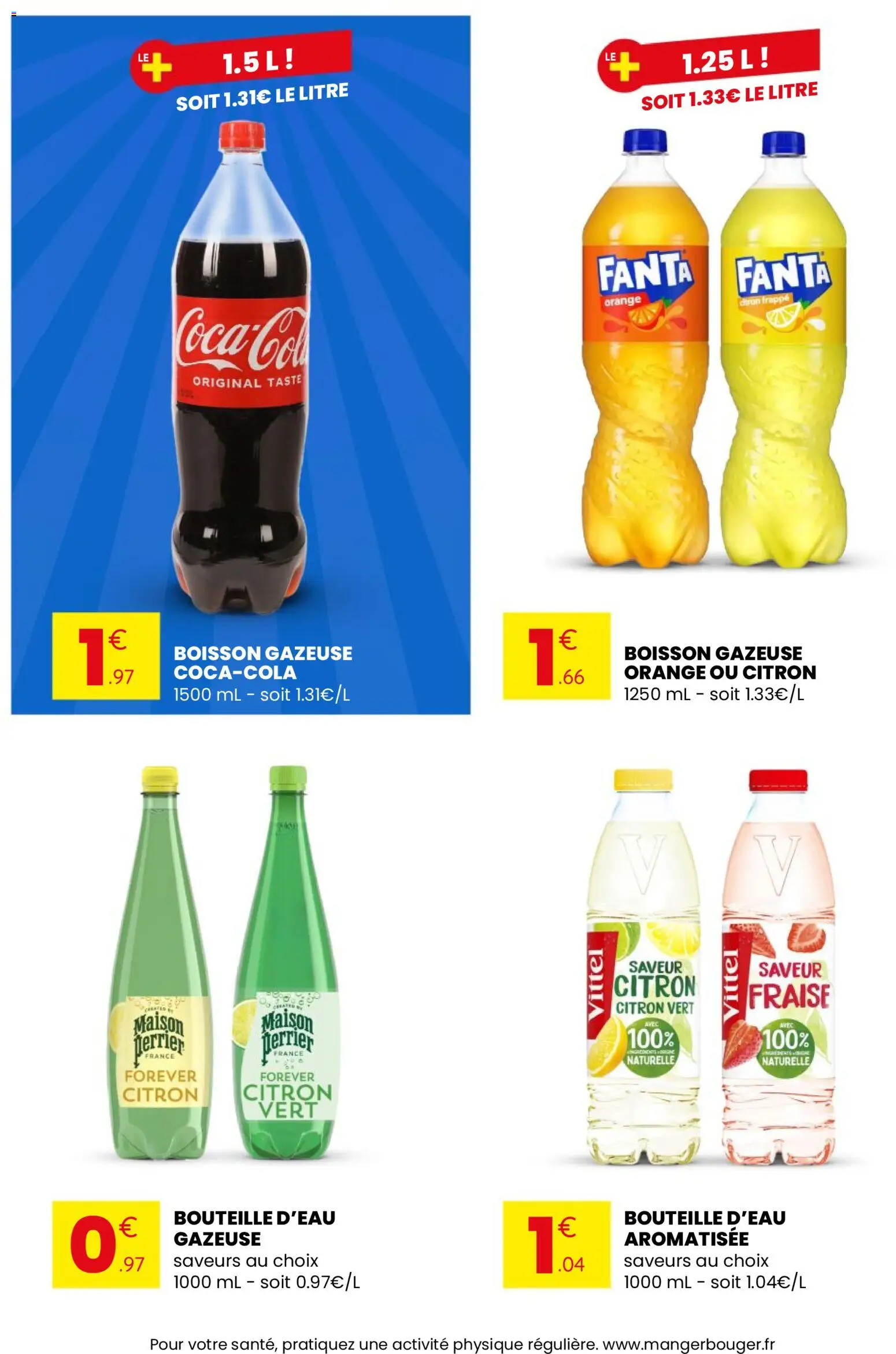{H1} | Page: 14 | Produits: Citron, Citron vert, Orange, Vittel