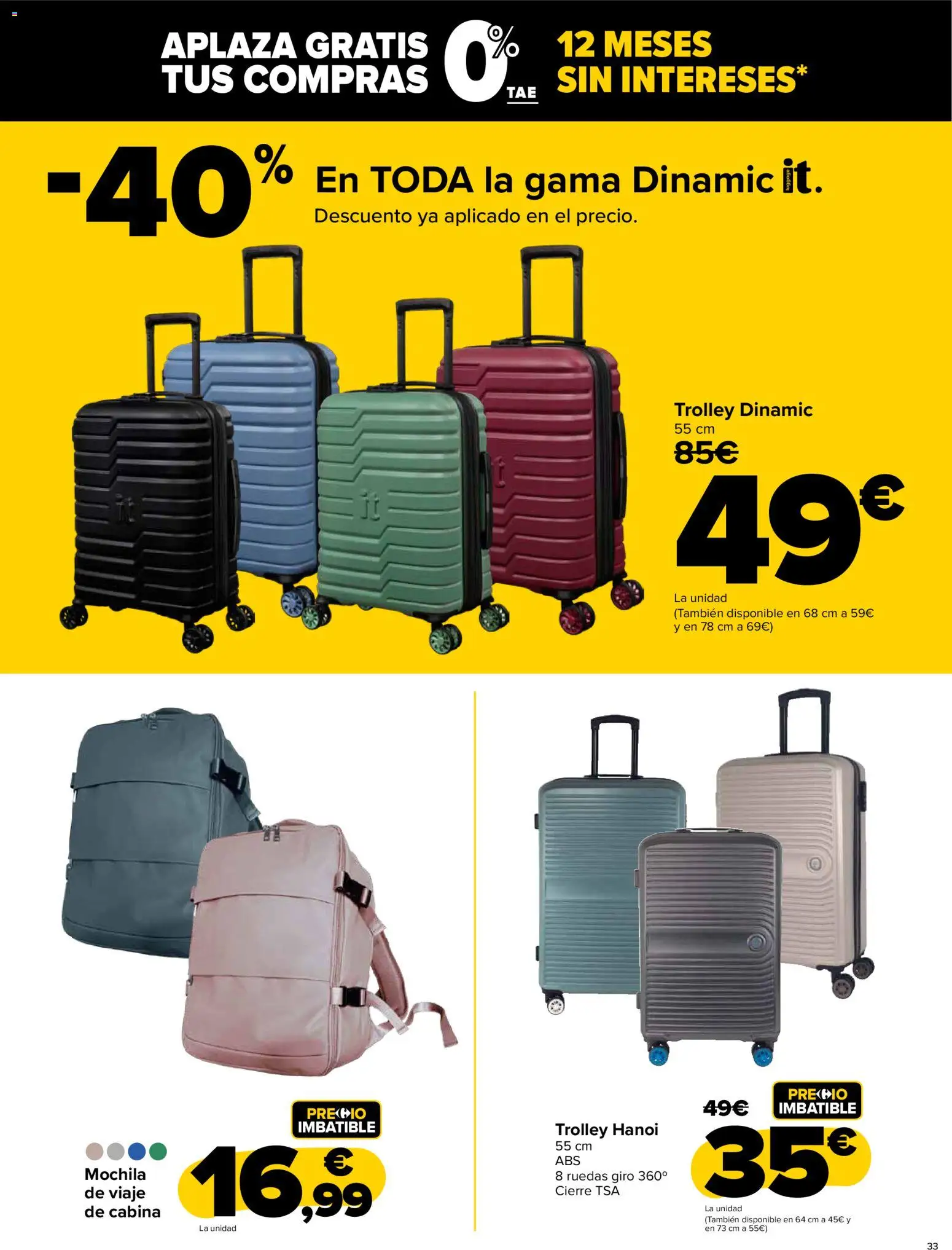 Carrefour - Black Friday │ válido desde el 20.11.2025 | Página: 33 | Productos: Mochila