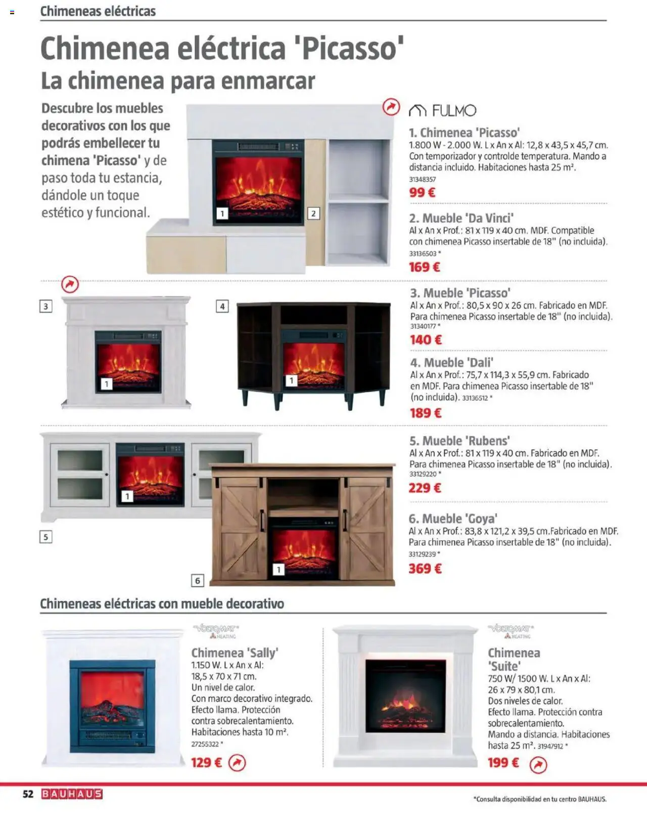 Bauhaus - Calefacción │ válido desde el 16.09.2025 | Página: 52 | Productos: Muebles, Marco