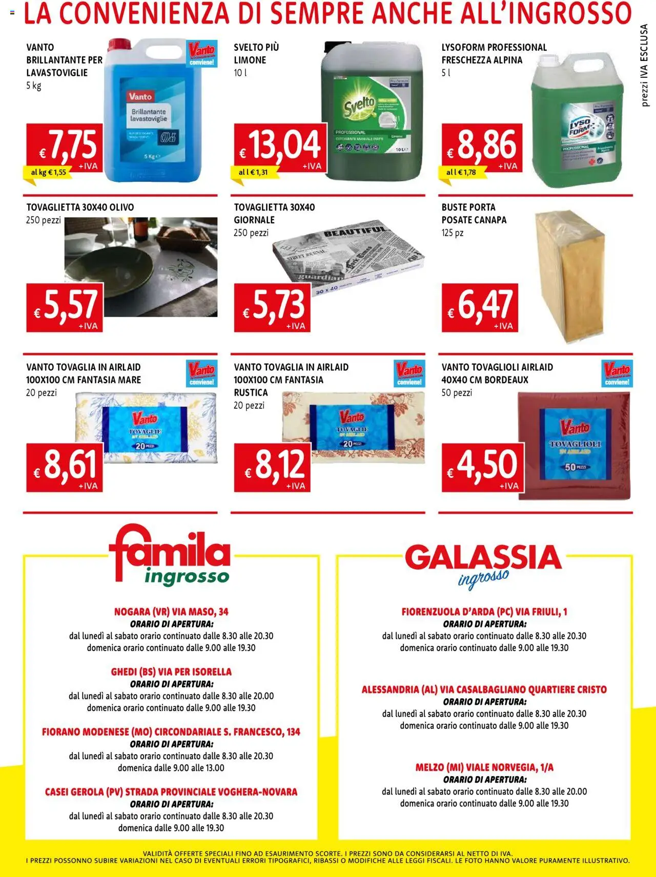 Volantino Famila del 29.05.2025 | Pagina: 8 | Prodotti: Posate, Lavastoviglie, PC, Tovaglia