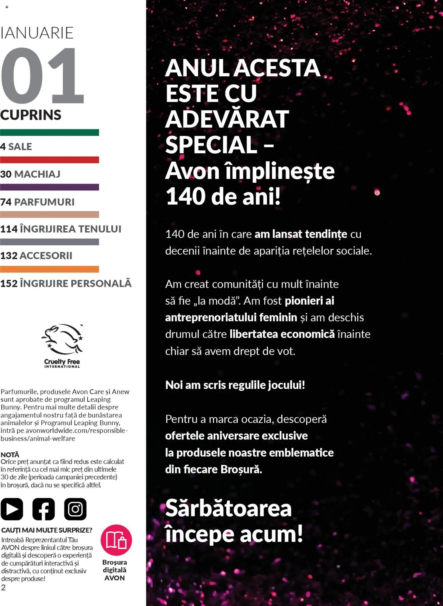 Noul catalog Avon – valabil de la 01.01.2026 | Pagină: 4 | Produse: Machiaj