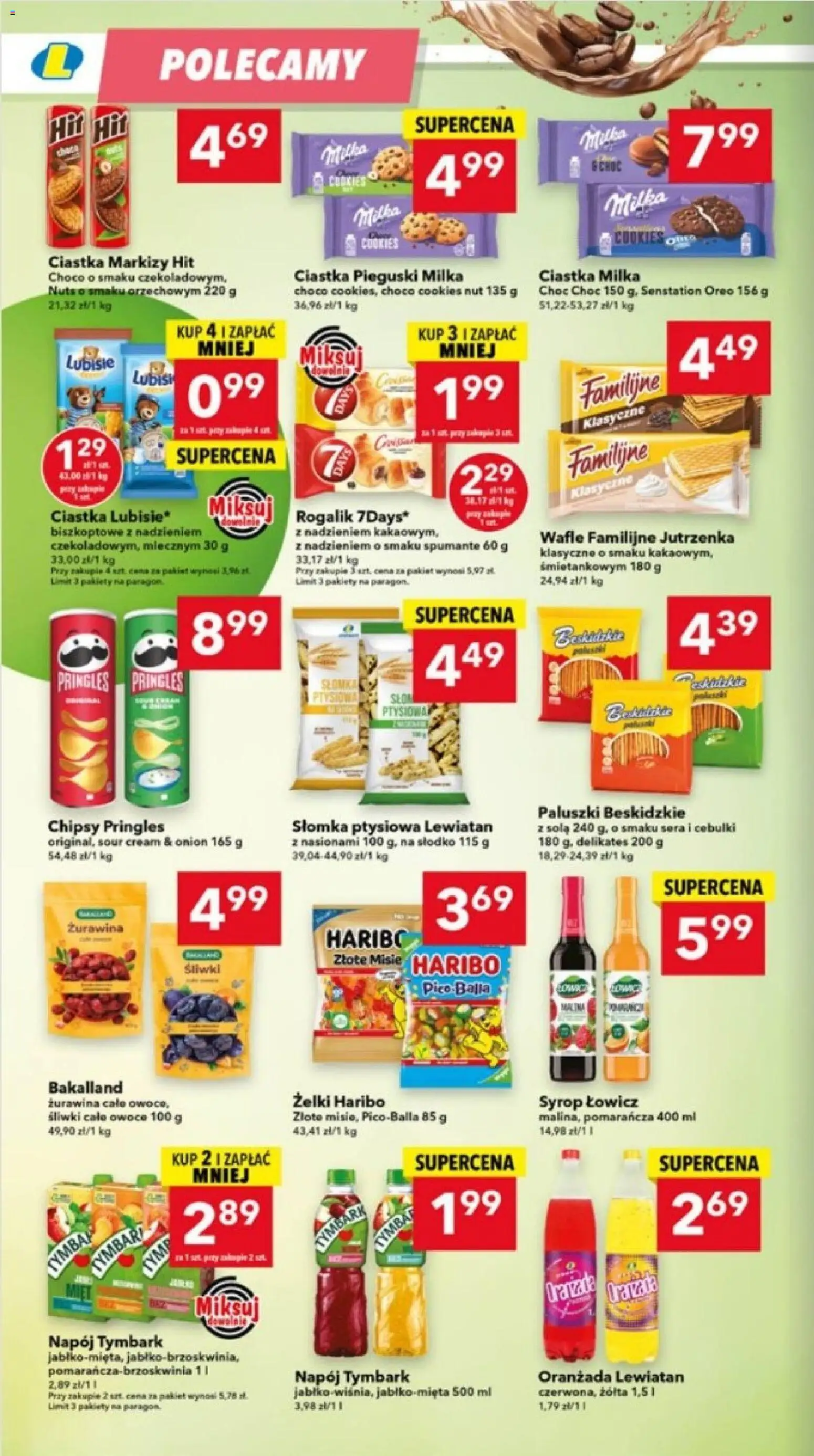 Lewiatan gazetka - Ostrów Wielkopolski od 20.11.2025 | Strona: 6 | Produkty: Żelki haribo, Chipsy pringles, Żurawina, Żelki