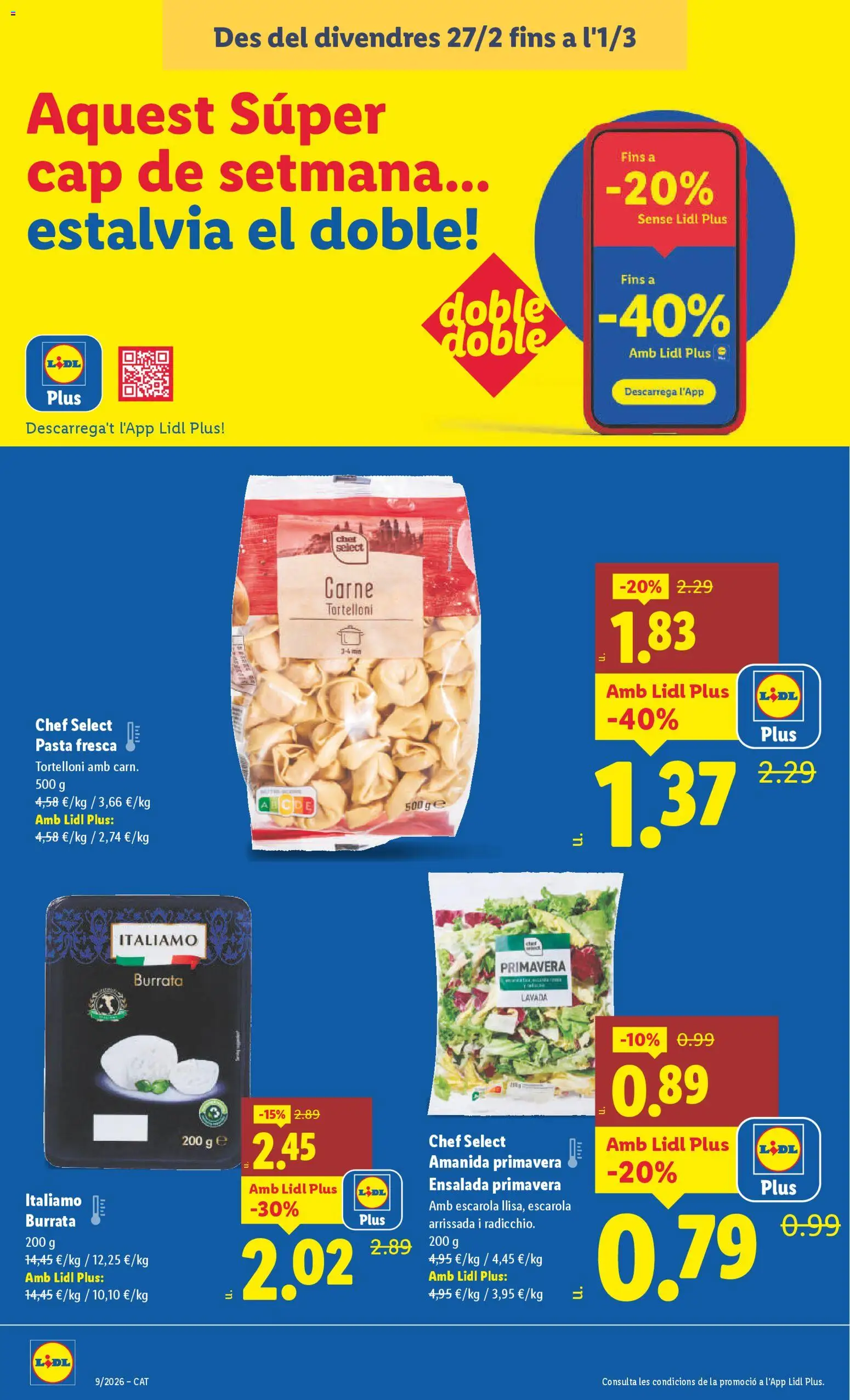 Lidl folleto │ válido desde el 23.02.2026 | Página: 18 | Productos: Pasta, Ensalada