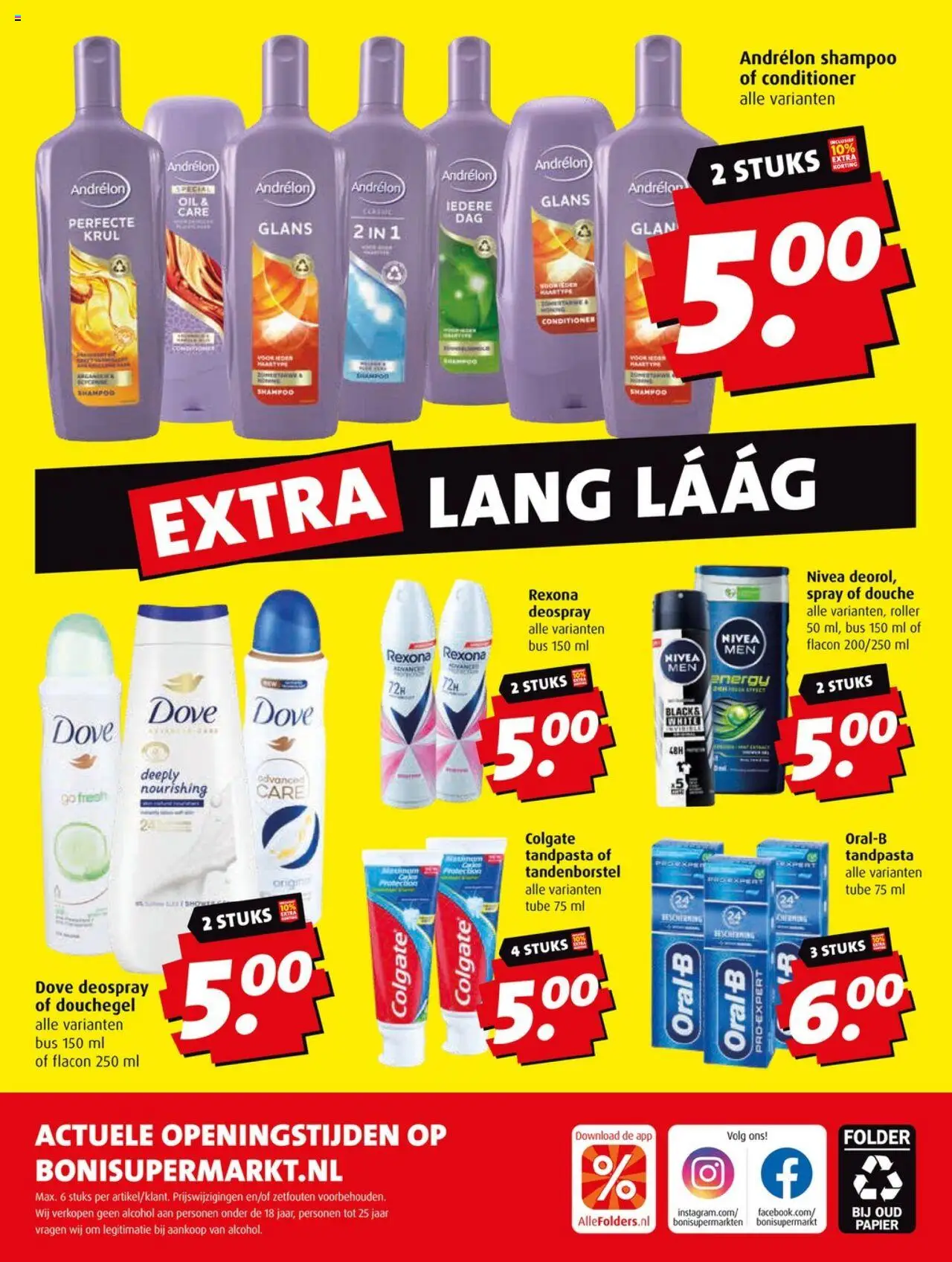  | Pagina: 28 | Producten: Tandpasta, Tandenborstel, Shampoo, Conditioner