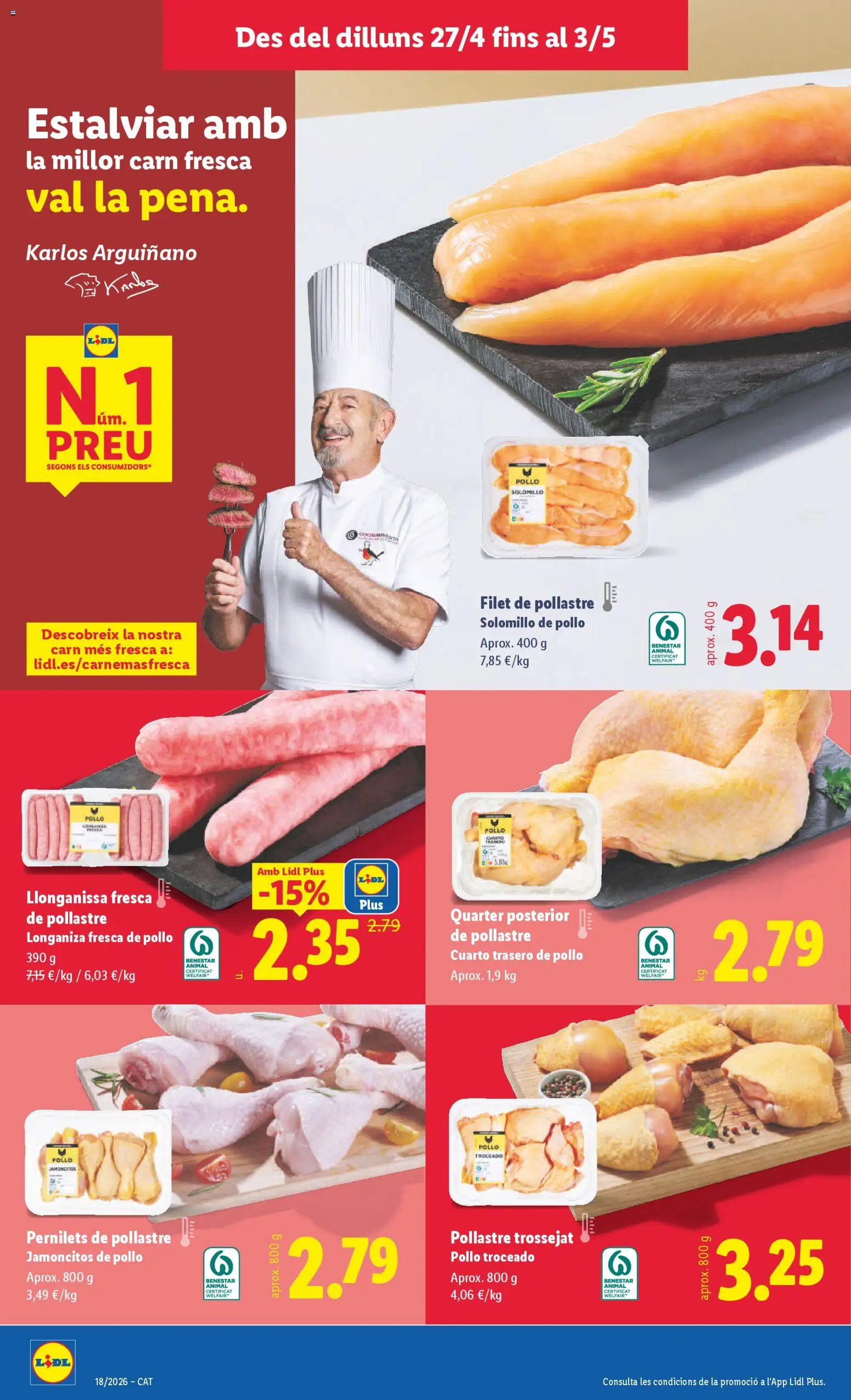 Lidl folleto │ válido desde el 27.04.2026 | Página: 8 | Productos: Longaniza