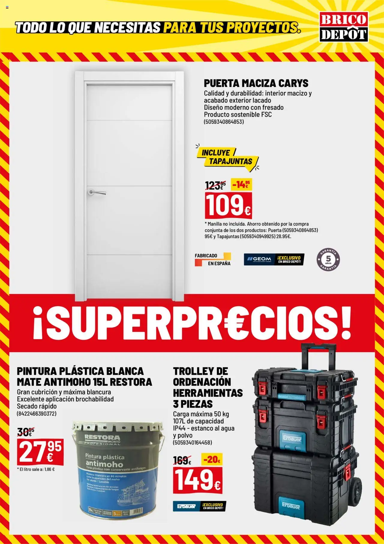 Brico Depôt folleto │ válido desde el 01.08.2025 | Página: 3 | Productos: Polvo, Pintura plástica