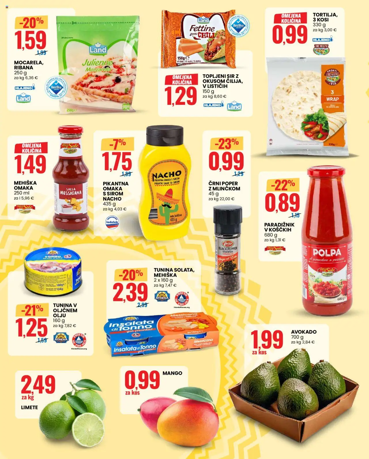 Eurospin katalog │ velja od 14.08.2025 | Stran: 10 | Izdelki: Tuna, Sir, Poper, Mango