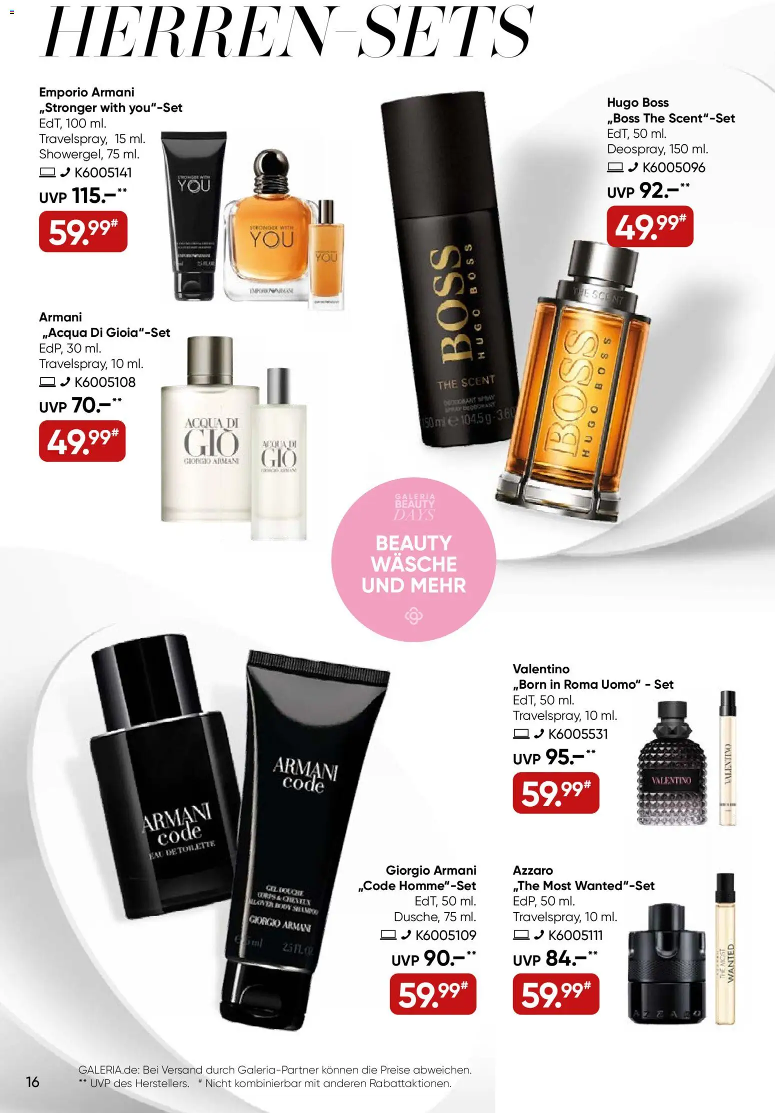 Galeria Karstadt Kaufhof Prospekt 	 – gültig ab 29.10.2025 | Seite: 16 | Produkte: Hugo