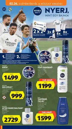 NIVEA MEN KRÉM*, 150 ml/tégely - amely érvényes a következő dátumtól: 26.02.2026 | Oldal: 14