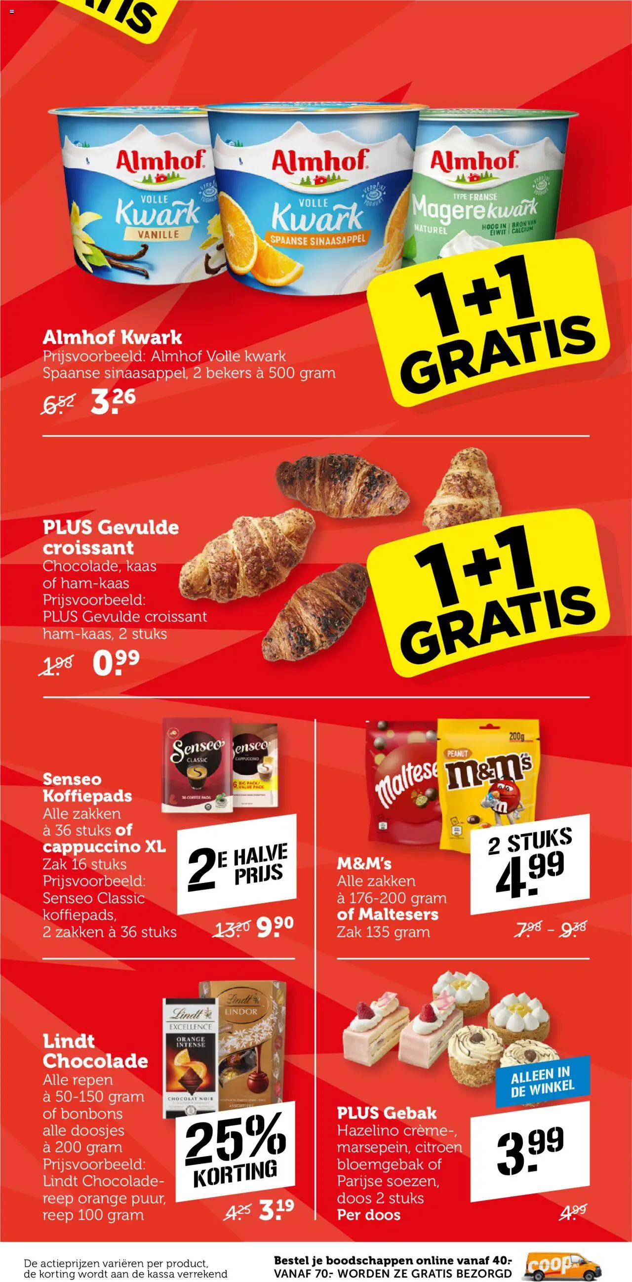 | Pagina: 12 | Producten: Koffiepads, Gebak, Crème, Repen