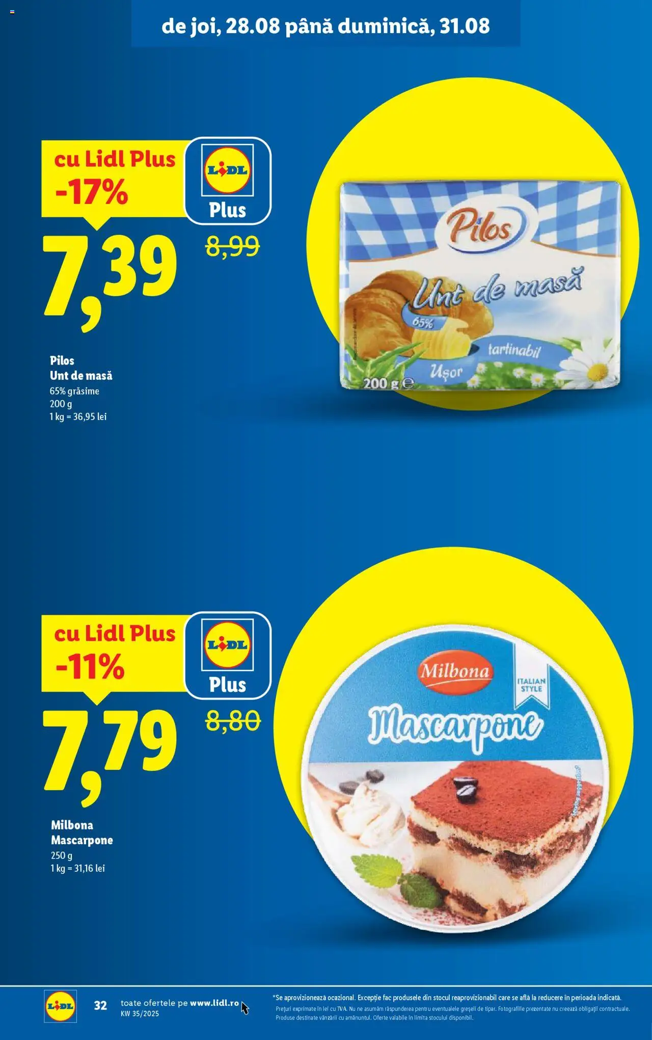 Catalog Lidl – valabil de la 25.08.2025 | Pagină: 46 | Produse: Delgeç, Toplar, Masă, Mascarpone