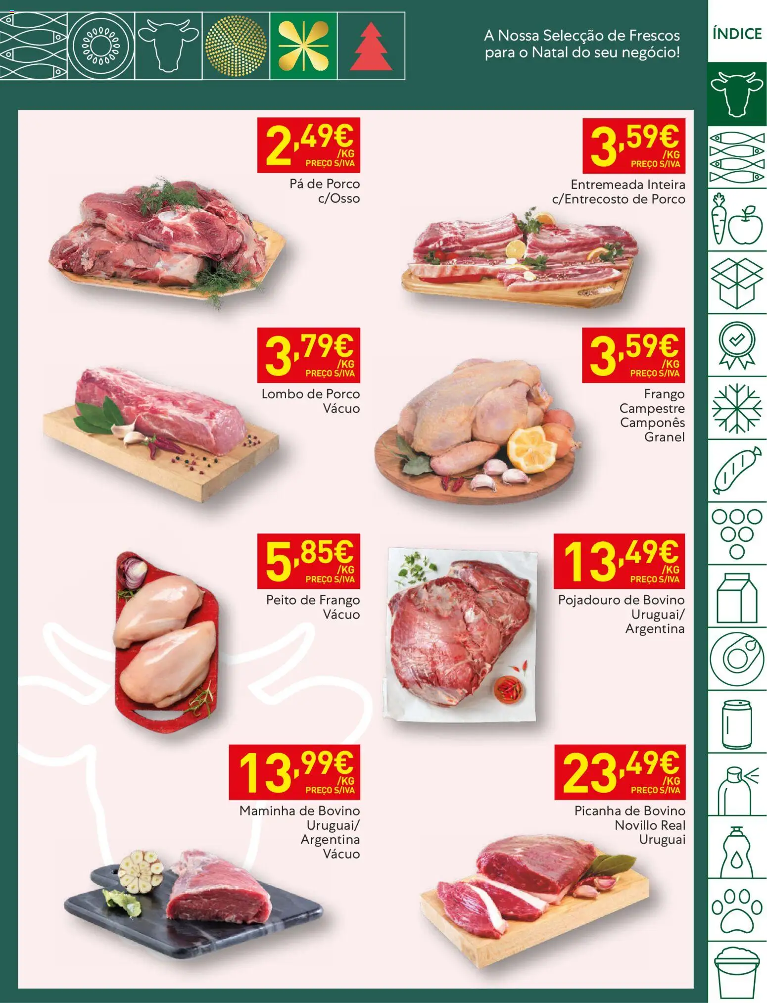 Recheio folheto │ válido de 02.12.2025 | Página: 3 | Produtos: Peito de frango, Frango, Lombo, Pá