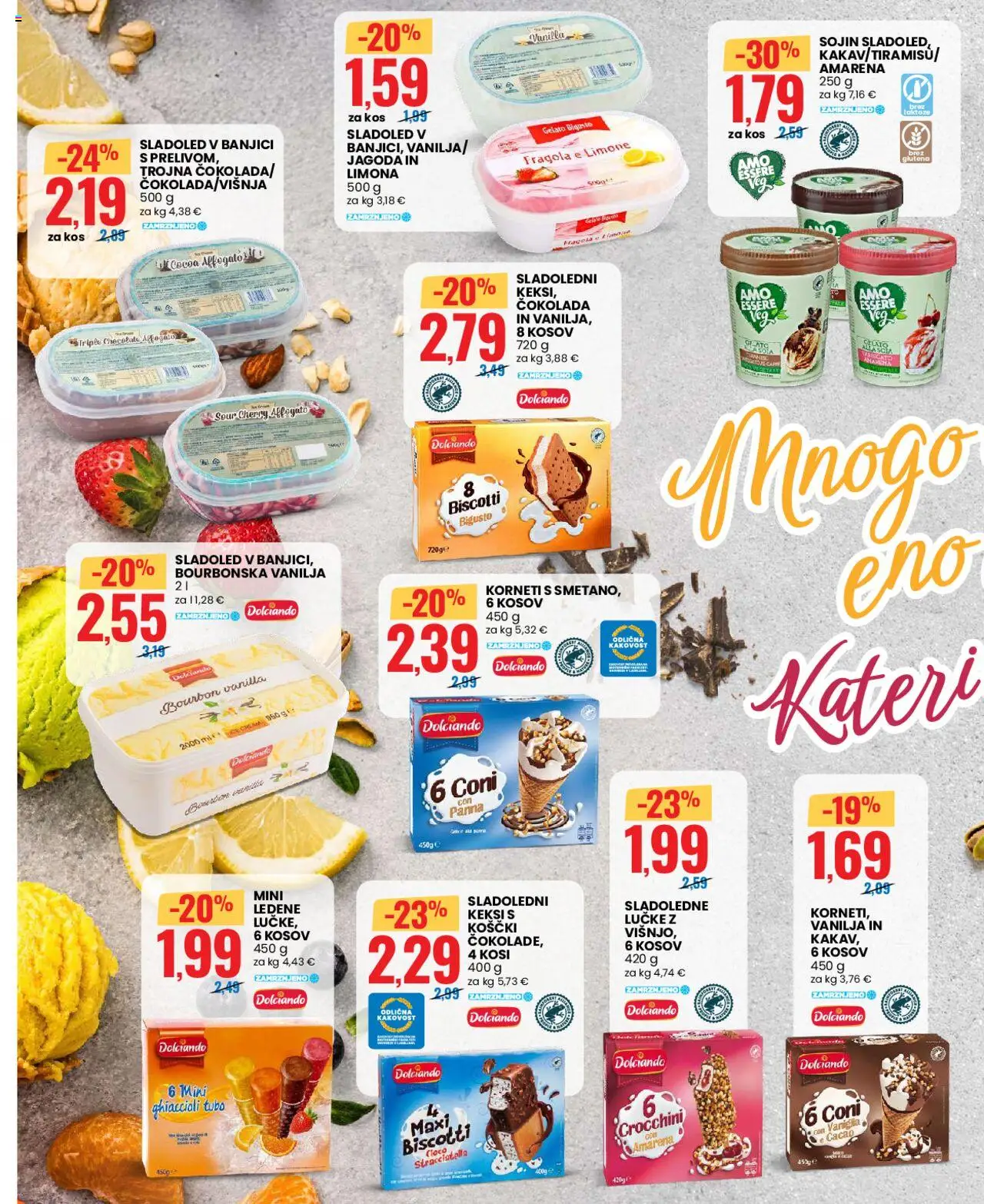 Eurospin - Kranj │ velja od 10.07.2025 | Stran: 10 | Izdelki: Keksi, Kos, Cokolada, Sladoled